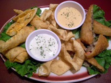 Image of Stella's Barn Buffalo Chicken Rolls and Philly Cheese Steak Rolls