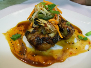 Simeon's Wasabi Bacon Wrapped Shrimp