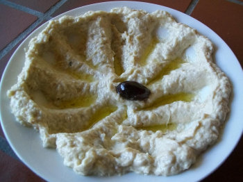 Photo of Sahara's Baba Ghanouj - an amazing dish that goes with everything else on the menu and makes everything else taste even better. Gotta get the Baba Ghanouj - the best in the Finger Lakes.