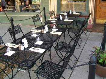 Photo of Sahara's outside dining
